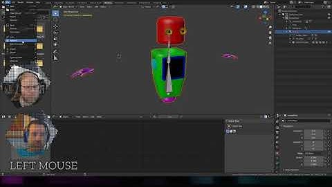 Highlight: Appending the new avatar model to the default Hubs bot rig