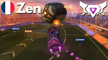 ZEN has UNREAL BALL CONTROL in Rocket League!