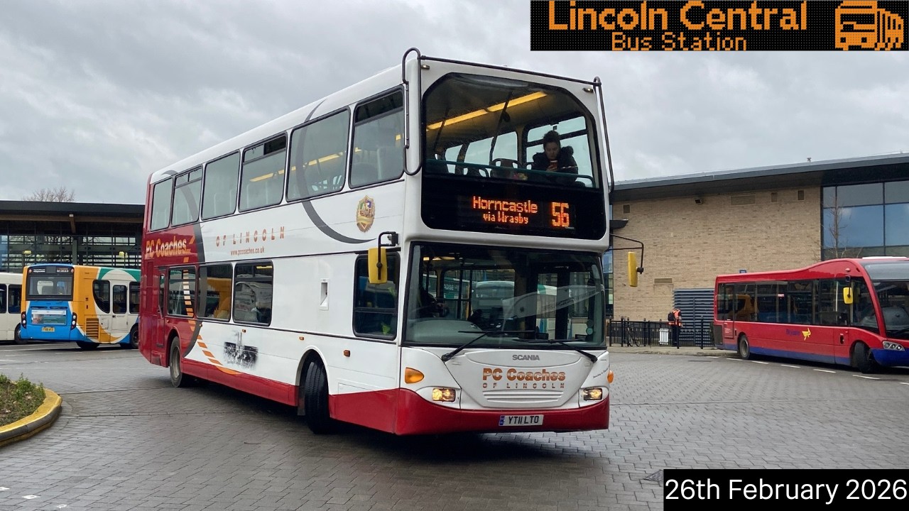 Автобусы на автовокзале Линкольн-Сентрал (26.02.2026)