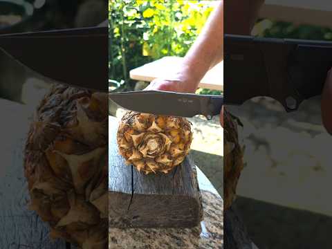 @GiantMouseKnives GMF4 slicing Pineapple       