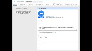 Power automate Custom Connector for Zoom.