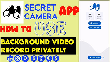 XSCamera App Kaise Use Kare | How to use xs camera | XS Camera App | XSCamera Recorder Privately