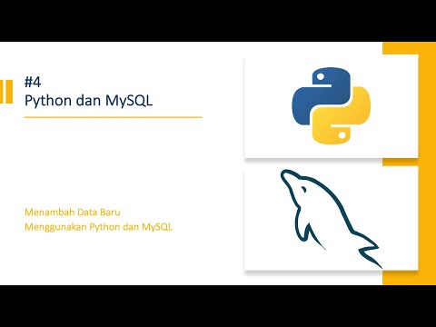 #4 CRUD Python dan MySQL - Menambahkan Data Baru - YouTube