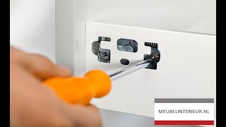 Blum Tandembox Antaro - Montage Afstellen Van Een Lade Front In De Hoogte