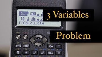 How to solve 3 variable problem from System of Equation?