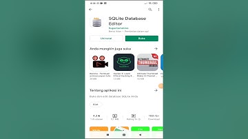 Tutorial membuat database di Sqllite database Editor
