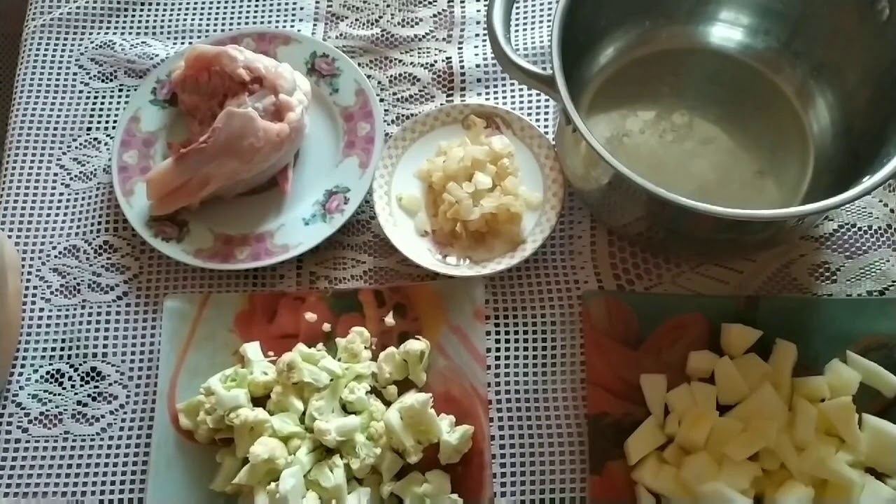 СУПЧИК С ЦВЕТНОЙ КАПУСТЫ ДЛЯ ПОХУДЕНИЯ