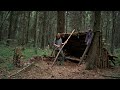 БУШКРАФТ .ОБУСТРОЙСТВО ЛАГЕРЯ В ЛЕСУ .ЛЕСНОЕ УКРЫТИЕ    Ч.2  / Bushcraft. Forest shelter