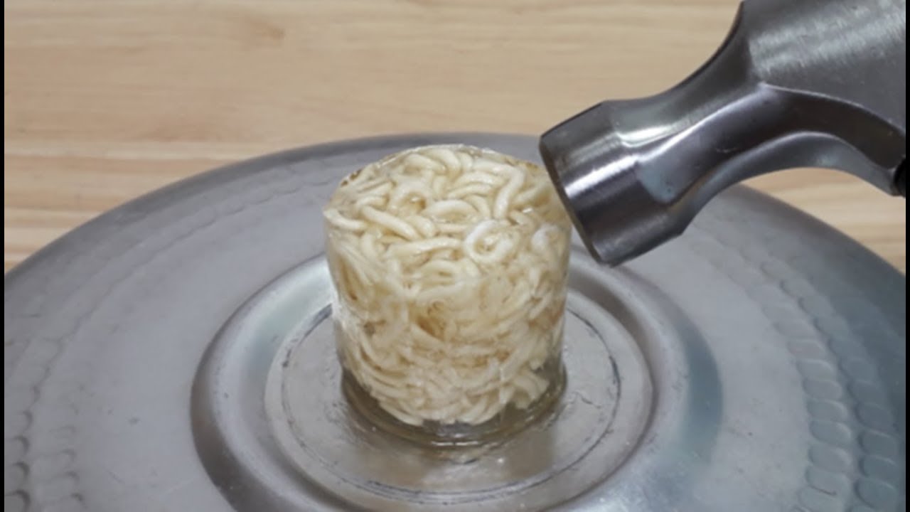 [Making pot lids with instant noodles] 라면뚜껑! 만들기 대작전!! YouTube