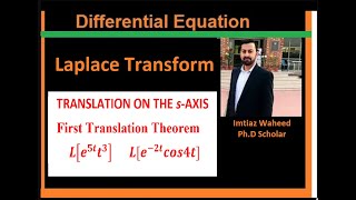 Laplace Transform First Translation Theorem | Proof | L(e^5t t^3) ,  L(e^-2t cos4t)