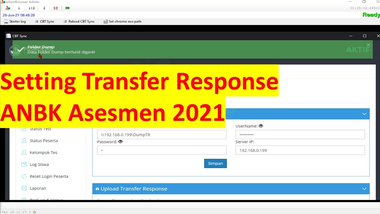 Setting Transfer Response CBTSYNC ANBK Asesmen 2021 | jajagu