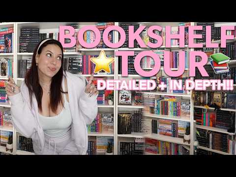 BOOKSHELF TOUR 📚 | 500+ books.. (I have a problem)