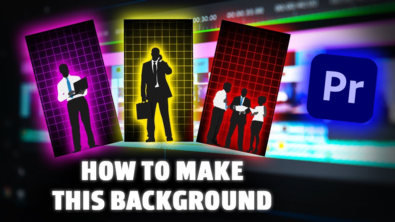 Tutorial Background Screen How To Make this Background - YouTube