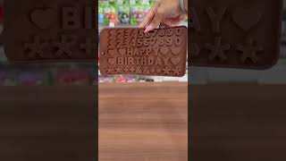 Molde Silicona Numeros Happy Birthday