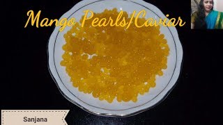 Fruit Caviar|Mango Pearls Recipe|Mango Caviar in Hindi|आम के पर्ल्स|Ghar ki Angeethi #30