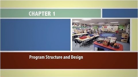 Chapter 1: Program Structure and Design - Transitional Kindergarten Implementation Guide
