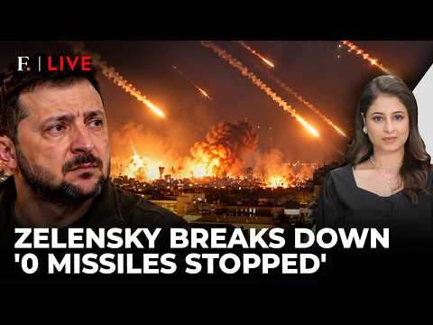 'Lost My Sleep: Zelensky Cries On Cam as Ukraine Fails to Intercept Russian Missiles| Firstpost Live