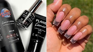 Highly requested PLANET NAILS review| 3D clear french nails | Tutorial