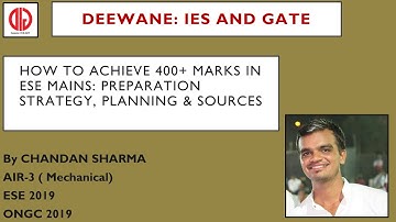 How to achieve 400+ marks in ESE mains: preparation, strategy, planning & sources