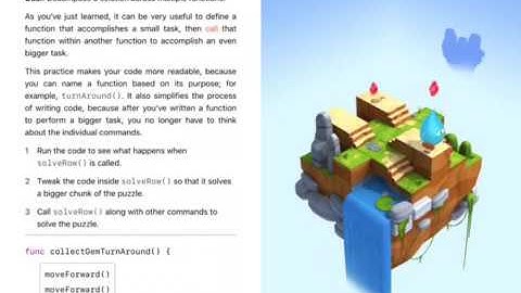 Swift Playgrounds: Slotted Stairways