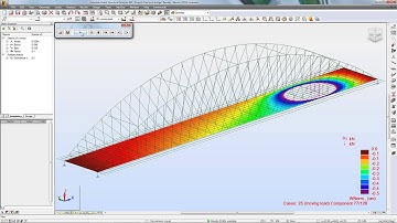 Tied Arch Bridge in Robot Structural Analysis Professional - Part 01