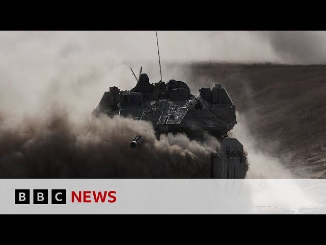 Israel extends control of Gaza's entire land border | BBC News class=