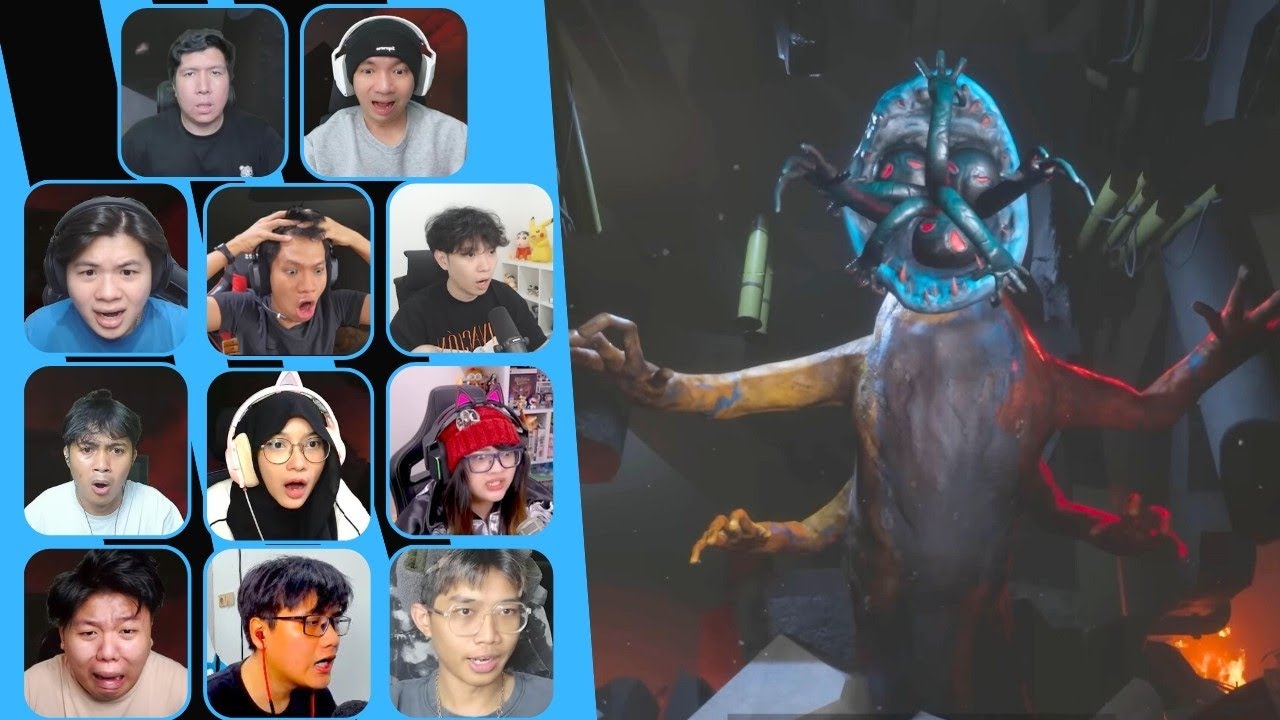 (Reaksi Gamers) Doey berubah menjadi monster 😱😱 | Poppy Playtime Chapter 4
