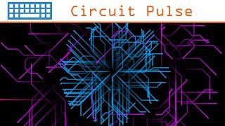 Electrical Circuit Pulse Particle Effect in Java + Processing