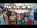 Divisoria market  manila philippines 4k walking tour 2024
