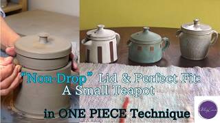 Making a Japanese Teapot with the 'ONE PIECE' Technique | Pottery Throwing @alchemyceramic