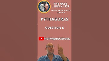 Pythagoras Q6 #igcsemaths #edexcel #igcse