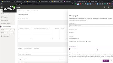 Microsoft Dynamics 365 Tutorial: Step By Step CDS 2.0 Data Integration Tutorial Part 2 - Projects