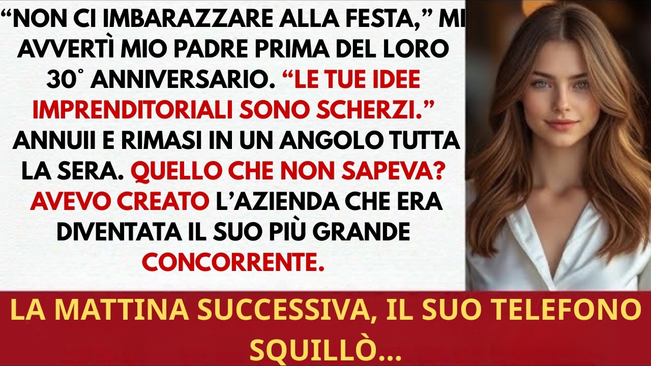 Anniversario di 30 anni dei genitori – Papà disse: “Non ci mettere in imbarazzo”…