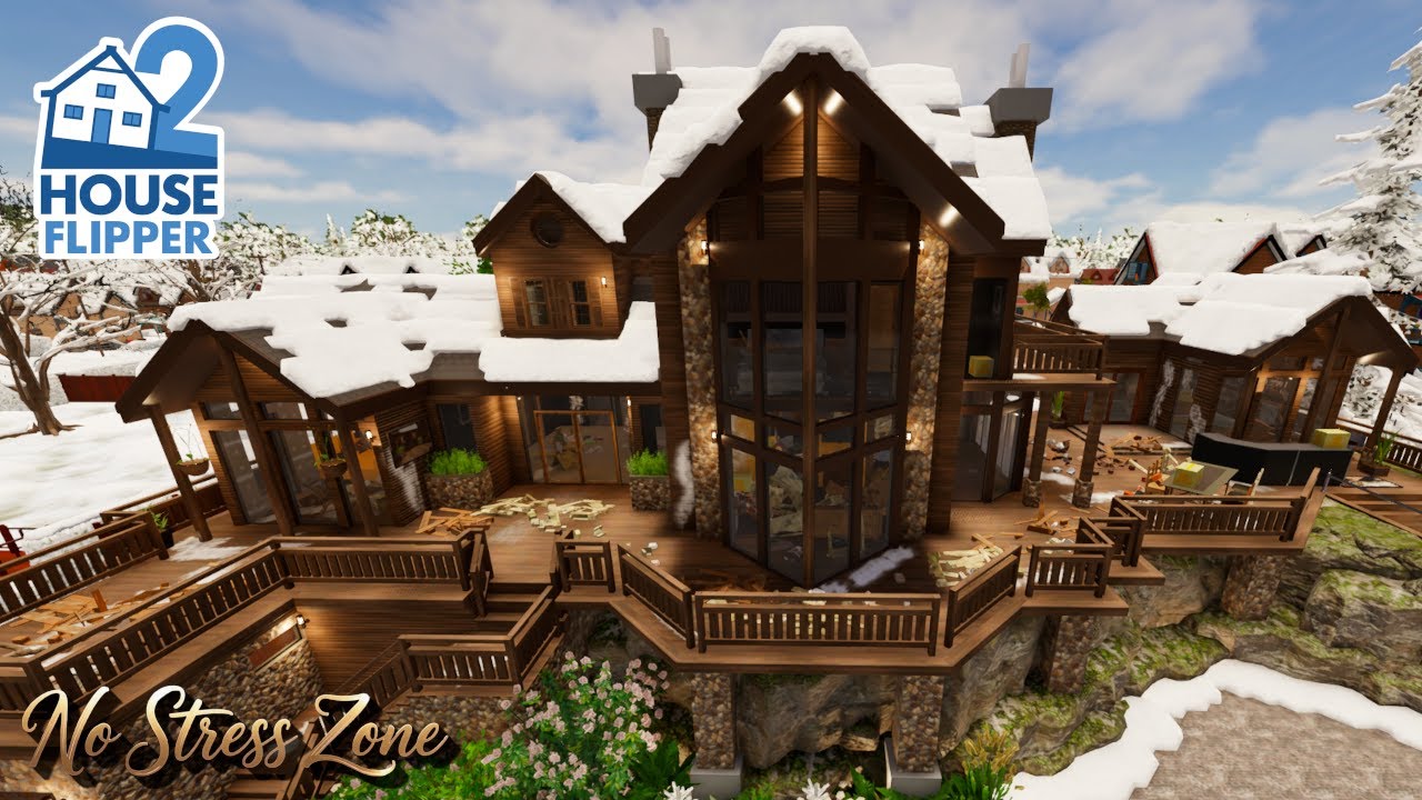 House Flipper 2 – Lodge House Build | No Commentary (custom job)