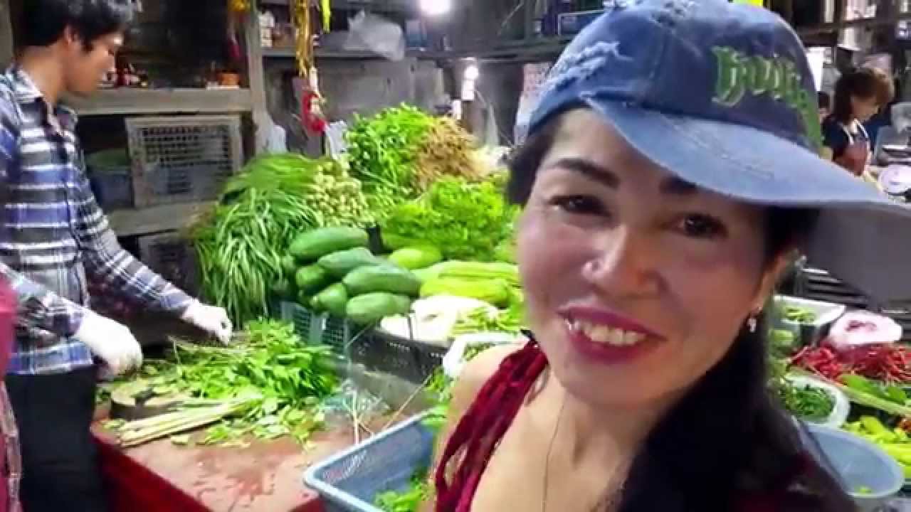 North Pattaya fish and fresh fruit market Thailand YouTube