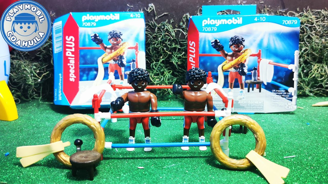 Campeon de boxeo en su Ring de Playmobil Special Plus (70879) - YouTube