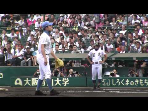釜田佳直投手　平成２３年８月１２日　於阪神甲子園球場
