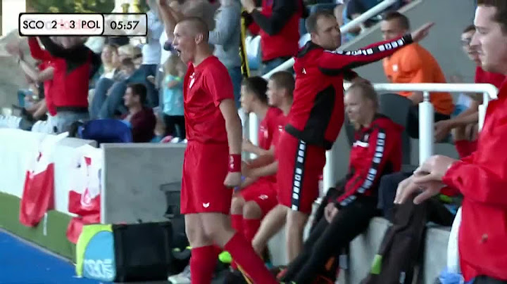 GOAL! Scotland 2-3 Poland. Bartosz Drążkowski, 65 mins.