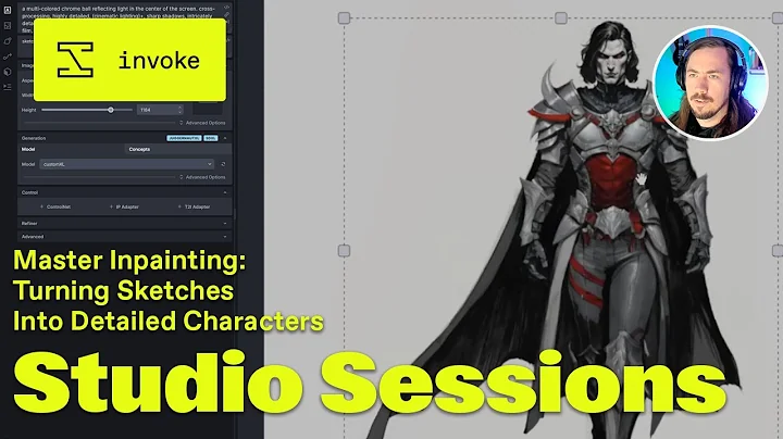 Mastering Inpainting: Turn Sketches into Detailed Characters with AI | Invoke Studio Sessions