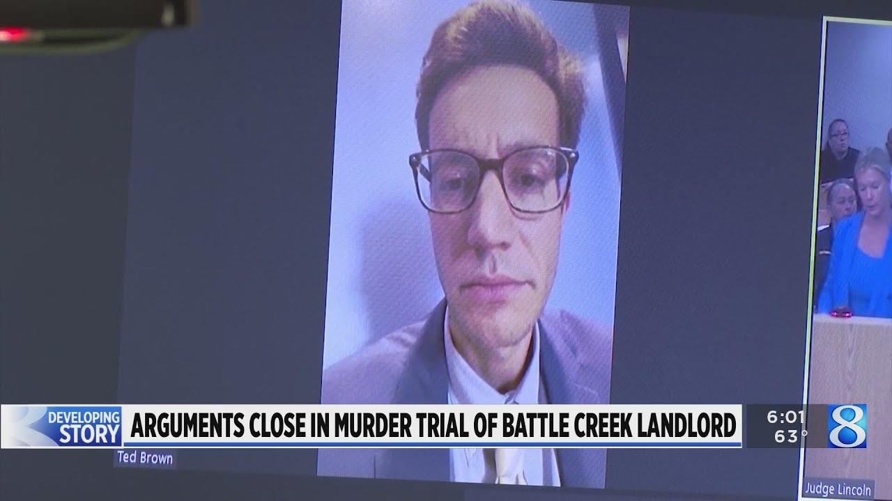 Arguments close in murder trial of Battle Creek Landlord - YouTube