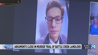 Arguments close in murder trial of Battle Creek Landlord