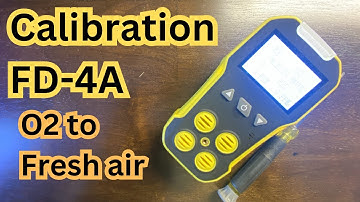 FD-4A O2 Calibration to Fresh Air
