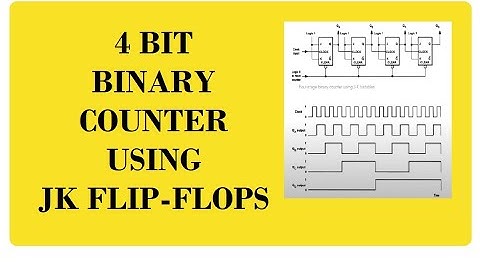 Demonstration of Binary Counters using 4 stage JK flipflops in Multisim simulation tool