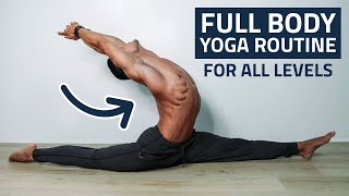 Full Body Home Yoga Routine For Strength, Flexibility & Stability