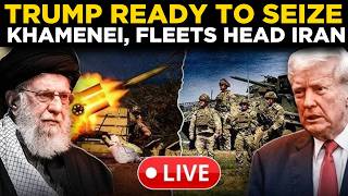 Download Lagu US Iran War LIVE | US Military Build-Up Near Iran Sparks Khamenei Arrest Rumors | TRUMP NEWS MP3