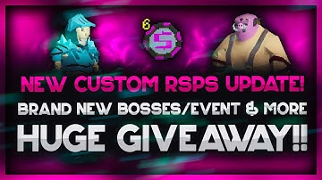 THIS BRAND *NEW* CUSTOM RSPS UPDATE IS MASSIVE!! | *NEW* BOSSES & EVENT! (HUGE GIVEAWAY) - Coliseum
