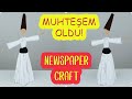 GAZETEDEN MEVLANA MAKETİ YAPIMI! (Geri Dönüşüm) Making Mevlana Model From Newspaper / Recycle / DIY