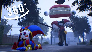 The Amazing Digital Circus Zombie VR 360 Monster Caine Pomni Chase|  ACGame Animations