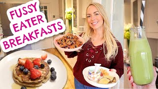 FUSSY EATER BREAKFAST IDEAS! 10 HEALTHY BREAKFASTS KIDS LOVE  | Emily Norris