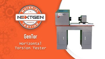 Demonstration of the NextGen GenTor Torsion Tester | NextGen Material Testing